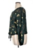 Tua 100% Polyester Green Long Sleeve Blouse Size XL - photo 5