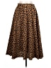 Space 46 100% Polyester Animal Print Brown Casual Skirt Size L - photo 1