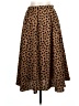 Space 46 100% Polyester Animal Print Brown Casual Skirt Size L - photo 2