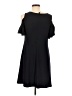 MSK Solid Black Casual Dress Size M - photo 2