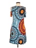Assorted Brands Paisley Blue Casual Dress Size M - photo 2