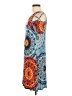 Assorted Brands Paisley Blue Casual Dress Size M - photo 5