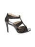 MICHAEL Michael Kors Animal Print Gray Black Sandals Size 10 - photo 1