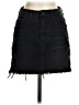 ONE X ONETEASPOON Solid Black Denim Skirt Size 26 waist - photo 1
