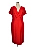 Escada Solid Red Cocktail Dress Size EU 46 / US 16 - photo 1