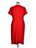 Escada Solid Red Cocktail Dress Size EU 46 / US 16 - photo 2