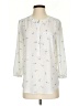 Not Your Daughter's Jeans 100% Polyester Polka Dots White 3/4 Sleeve Blouse Size S - photo 1