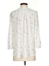 Not Your Daughter's Jeans 100% Polyester Polka Dots White 3/4 Sleeve Blouse Size S - photo 2