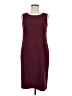 Le Suit Solid Burgundy Cocktail Dress Size 6 - photo 1
