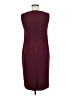 Le Suit Solid Burgundy Cocktail Dress Size 6 - photo 2