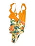 PatPat Tropical Orange One Piece Swimsuit Size XL - photo 1