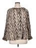 Ava & Viv 100% Rayon Silver Long Sleeve Blouse Size 1X - photo 1