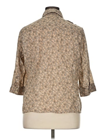 Liz Claiborne 3/4 Sleeve Button-Down Shirt (view 2)