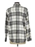 Universal Thread 100% Cotton Plaid Gray Long Sleeve Button-Down Shirt Size L - photo 2