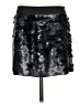 BCBGMAXAZRIA 100% Silk Black Silk Skirt Size S - photo 1