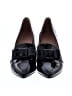 Unbranded 100% Leather Black Heels Size EU 38 - photo 2