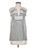 Tiny Gray Sleeveless Blouse Size XS - photo 1