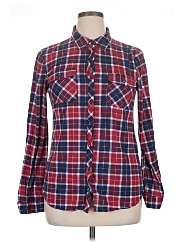 White Mark Long Sleeve Blouse (view 1)