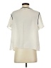 Banana Republic 100% Polyester Ivory Short Sleeve Blouse Size S - photo 2