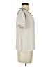 Banana Republic 100% Polyester Ivory Short Sleeve Blouse Size S - photo 4