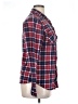 White Mark 100% Polyester Plaid Red Long Sleeve Blouse Size XL - photo 4