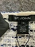 St. John Blue Short Sleeve Top Size 18 - photo 7