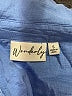 wonderly Blue Long Sleeve Blouse Size S - photo 7