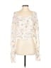 Free People Floral White Pullover Sweater Size XS - photo 1