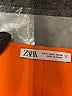 Zara 100% Polyester Orange Cocktail Dress Size S - photo 7