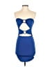 Shein Blue Cocktail Dress Size 2 - photo 1