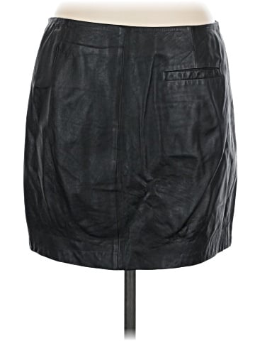 Leith Faux Leather Skirt (view 2)