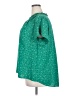 41Hawthorn 100% Polyester Stars Green Short Sleeve Blouse Size 2X - photo 5