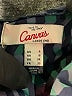 Lands' End Canvas Chevron-herringbone Teal Casual Dress Size 4 - photo 7