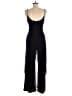 Next Up 100% Polyester Solid Black Jumpsuit Size M - photo 2