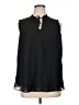Torrid 100% Polyester Black Sleeveless Blouse Size 1X Plus (1) - photo 1