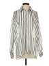 Assorted Brands Stripes Ivory Long Sleeve Blouse Size XS - photo 1