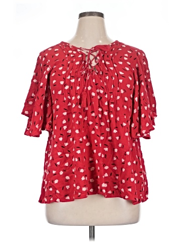 Billabong Short Sleeve Blouse (view 1)