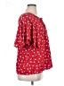 Billabong 100% Rayon Red Short Sleeve Blouse Size XL - photo 4
