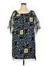 En Focus 100% Polyester Paisley Blue Casual Dress Size 20 - photo 1