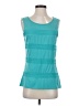 DKNY Teal Sleeveless Top Size S - photo 1