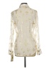 Soulmates 100% Polyester Ivory Long Sleeve Blouse Size L - photo 2