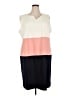 Talbots Outlet Color Block Ivory Casual Dress Size 20w - photo 1