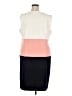 Talbots Outlet Color Block Ivory Casual Dress Size 20w - photo 2