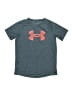 Under Armour 100% Polyester Gray Active T-Shirt Size L (youth) - photo 1
