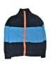 Tooby Doo 100% Cotton Color Block Blue Track Jacket Size 8 - photo 1