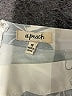 Peach 100% Polyester Print Green Shorts Size S - photo 3