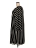 Ann Taylor LOFT 100% Polyester Stripes Black Casual Dress Size 20 - photo 5