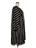 Ann Taylor LOFT 100% Polyester Stripes Black Casual Dress Size 20 - photo 4