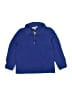 Burberry 100% Cotton Blue Long Sleeve Polo Size 4 - photo 1