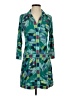 BCBGMAXAZRIA Print Teal Casual Dress Size S - photo 1